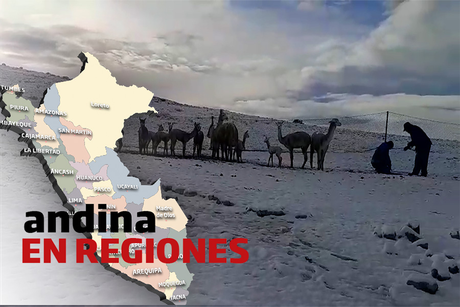 Andina en Regiones: intensa nevada afecta vías y viviendas en zonas altas de Imata y Crucero Alto